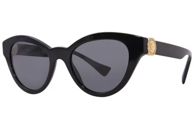 Gafas de sol Versace VE4435F GB1-87 52 mm negro/gris oscuro lentes Foto 1 de 3