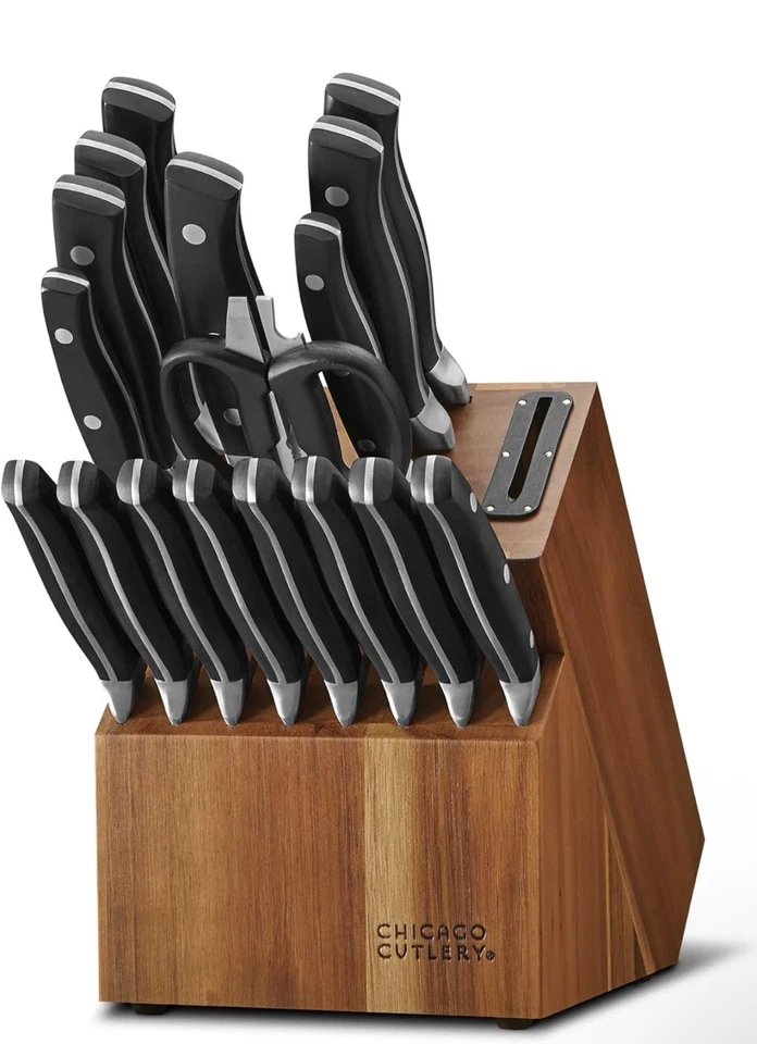 Chicago Cutlery Insignia Insignia Classic 18pc Knife Block Set - Black