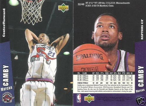Marcus Camby 1996-97 Upper Deck Rookie Cardzillion Folz Vending Mini #32 RC - Image 1 of 1