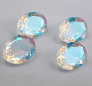 13X18 MM Lab Created Flashing Opal Oval Cut Loose Gemstone For Jewelry P-1090 - Picture 1 of 3