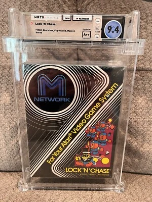 LOCK 'N' CHASE Atari 2600 WATA Graded 9.4 GEM Seal A++ Brand New Factory Sealed - Image 1 of 4