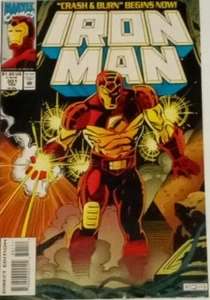 IRON MAN Crash & Burn Begins Now Vol 1 #301 Marvel Comics Book Broadcast Storm - Picture 1 of 2