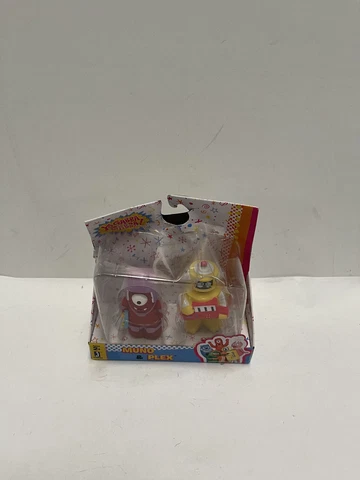 Yo Gabba Gabba Muno Skateboard & Plex Keyboard Figures New Cover