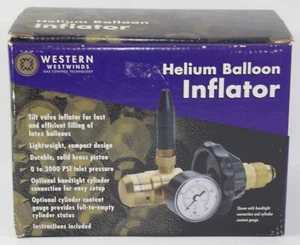 Helium Balloon Inflator Tilt Valve Hand Model RPB-6HG Western Westwinds - Picture 1 of 7