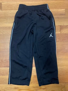 Jordan Toddler Boys Athletic Pants Sz XS 3-4 Black Gym Workout Basketball #1 - Picture 1 of 6