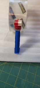 PEZ Red/White Whistle - blue stem - Loose - china - Picture 1 of 4