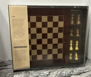 2001 Chinese Chess The Classic Collection Cherry Wood Box Cardinal Sealed - Picture 1 of 3
