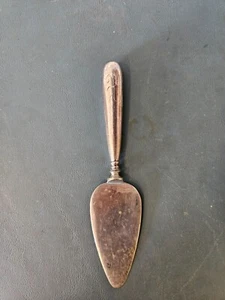 VINTAGE KÄSEMESSER SERVER STERLING GRIFF EDELSTAHL KLINGE MONOGRAMMIERT P - Bild 1 von 3