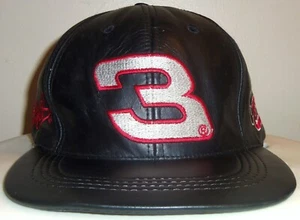 SOMBRERO JH DE CUERO DALE EARNHARDT #3 CHASE JEFF HAMILTON DE CUERO VINTAGE AÑOS 90 (AJUSTAR DESLIZAMIENTO) - Imagen 1 de 6
