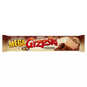 GOPLANA WAFELEK GRZESKI MEGA KAKAOWE 34G - WAFER BAR WITH COCOA CREAM x32 pcs - Picture 1 of 1