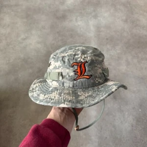 Real Tree Boonie Hat Mens 7 1/4 Camo Libertyville Baseball Bucket Cap Green - Picture 1 of 8