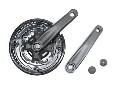 SAMOX Alu-Stahl + Schutzring 170mm 42x34x24 Crankset / Antrieb, 4 Kant Aufnahme