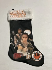 Star Wars Christmas Stocking Lucasfilm Join the Resistance 18” Black Multicolor - Picture 1 of 5