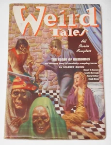 Weird Tales, Feb 1937  Finlay[cvr] Quinn, Kuttner, Derleth, REH, CAS[v] - Bild 1 von 10