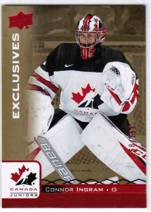 2017 UD TEAM CANADA JUNIORS/WOMEN RED EXCLUSIVES CARDS (#1-100) U-Pick From List - Image 1 of 1