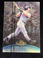 1999 TODD HELTON SN /1500 FINEST TEAM BLUE #9