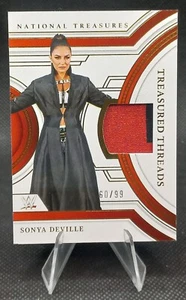 2024 Panini National Treasures WWE - Treasured Threads  Sonya Deville /99 Patch - Bild 1 von 2