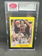 1986 Star Court Kings #28 Isiah Thomas SCD 7 NM Detroit Pistons Legend!