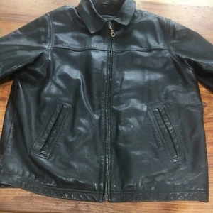 vintage Italian motorcycle leather jacket By Ciro Citterio - Picture 1 of 12