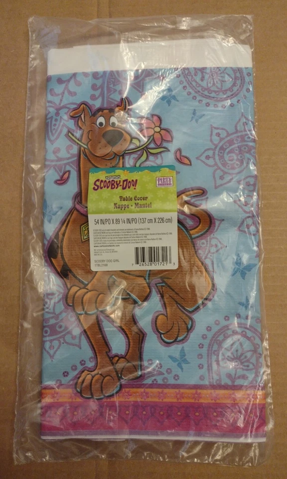 Scooby-Doo Paper Table Covers Party Express Set of 2 Girls Hallmark 54x89"