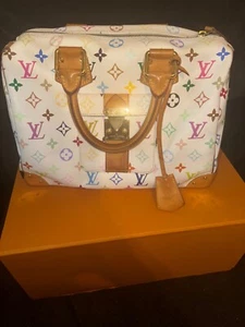 TAKASHI MURAKAMI X Louis Vuitton MONOGRAM MULTICOLOR SPEEDY 30 - Picture 1 of 21