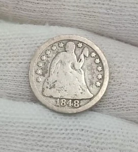 1848 Seated Liberty Dime #2398 - Picture 1 of 2
