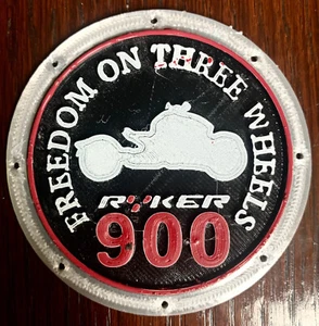 Can-Am RYKER - 3D Coin / Plakette - zum Aufnähen oder Aufkleben - Bild 1 von 1