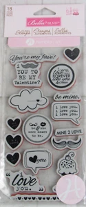 Bella Blvd, Hampton Art, Kiss Me, Rubber Stamps IC0225 - Picture 1 of 2