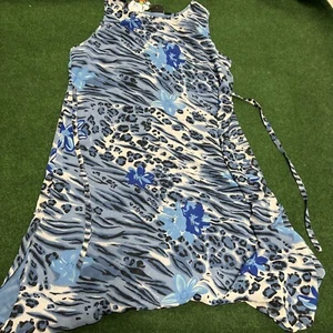 Fashion Dress Size 4xl Hawaiian Midi Beach Vacation Swim Cover Up - Picture 1 of 9
