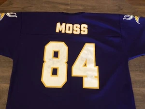 True Vintage Randy Moss Minnesota Vikings Logo Athletic Large Purple Jersey - Bild 1 von 11