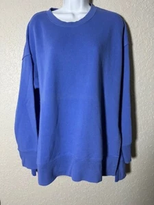 GreenTea Damen Garment Treated Oversize Top *** Größe & Farbe wählbar *** - Bild 1 von 12