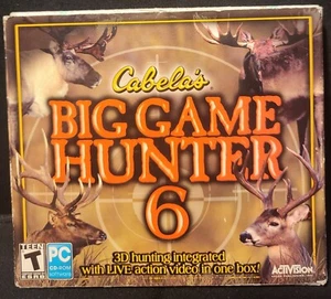 Cabela's Big Game Hunter 6 (PC, 2002) sehr guter Zustand+++ Disc's neu aus Hülle genommen - Bild 1 von 3