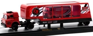 FORD C-950 1970 + Ecoline Van 1965 - red - M2 1:64 - Bild 1 von 6