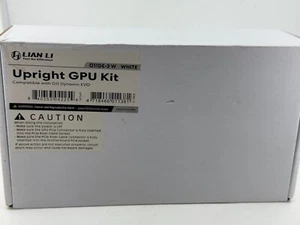 Lian Li O11 Dynamic EVO Upright GPU Kit (White) - O11DE-2W - Photo 1/2