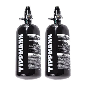 Paquete de 2 tanques de paintball Tippmann Basics 48ci 3K - certificados a nivel mundial - Imagen 1 de 1