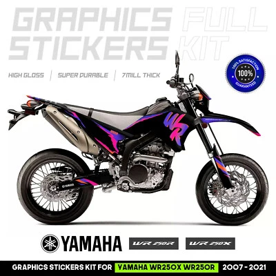 YAMAHA WR250X WR250R Gráficos Calcomanías Adhesivas Kit Completo Todos los Años (2008 - 2021) Foto 1 de 2