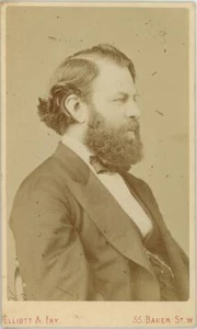 Joseph Joachim (1831-1907) Hungarian violinist, violin pedagog & composer c 1875 - Picture 1 of 1