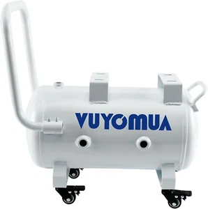 5-Gallon Horizontal Portable Storage Air Tank Carbon Steel Reservoir Tank with N - Picture 1 of 7