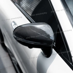 Carbon Fiber Mirror Covers For Mercedes X290 AMG GT 43 50 53 63 S 4-Door Coupe - Foto 1 di 12