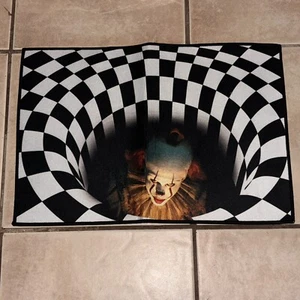 3D Ilusion Fußmatte Clown Teppich Horror Teppich Home Dekoration 16"x24" NEU - Bild 1 von 3