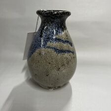 Lemax Pottery Vase Speckled Glaze Shiwan Handmade Pottery NEW
