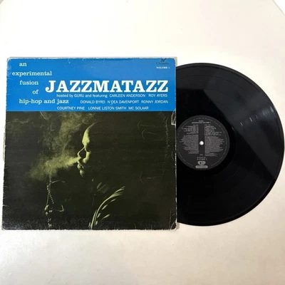 Guru Jazzmatazz Volume 1 1993 LP Original UK Import Vinyl Record, Scratches - Image 1 of 4