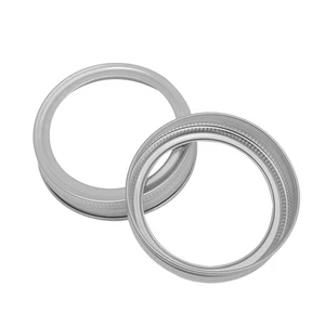 10 PIEZAS Tarro de albañil Tapa Anillo Tapas de enlatado Regular y Anillos Boca Ancha - Imagen 1 de 12