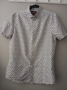 Report Collection Short Sleeve Button Up Shirt Men's Size M - Picture 1 of 2