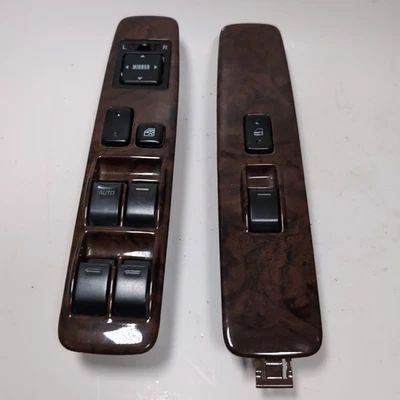 Interruptor de ventana eléctrica de madera para pasajero delantero Toyota 4runner 1996-1997 Foto 1 de 4