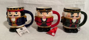 3 charakteristische exklusive Holiday Nussknacker geformte Tassen  - Bild 1 von 8