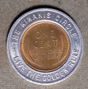 El Círculo Kiwanis, Vive la Regla de Oro Un Dios, Verdad - Amor - Servicio. Enc - Imagen 1 de 2