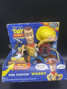 Seltene Toy Story Feuerwehr Woody Puppe 15 Zoll Figur Hasbro 3050 Disney Pixar - Bild 1 von 7
