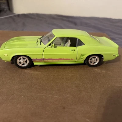 Ertl 1969 Chevrolet Camaro Street Machines Green 1:18 Diecast - Image 1 of 4