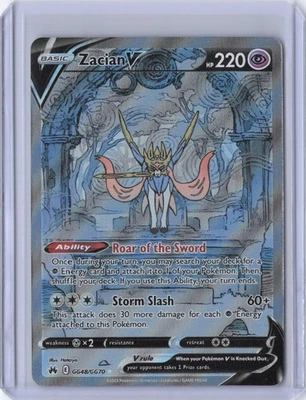 Pokemon - Crown Zenith - Zacian V GG48/GG70 - EN - SIR - Bild 1 von 2